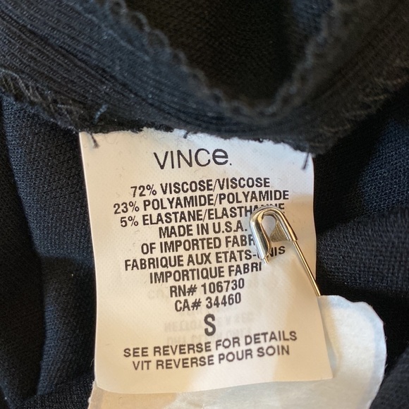 Vince Black Sleeveless Midi Dress size small - Picture 8 of 10